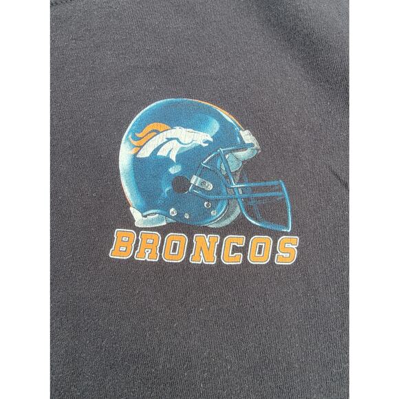 Denver Bronco NFL Apparel Sky Helmet Crew Neck Men's T-Shirt XL - Picture 4 of 6